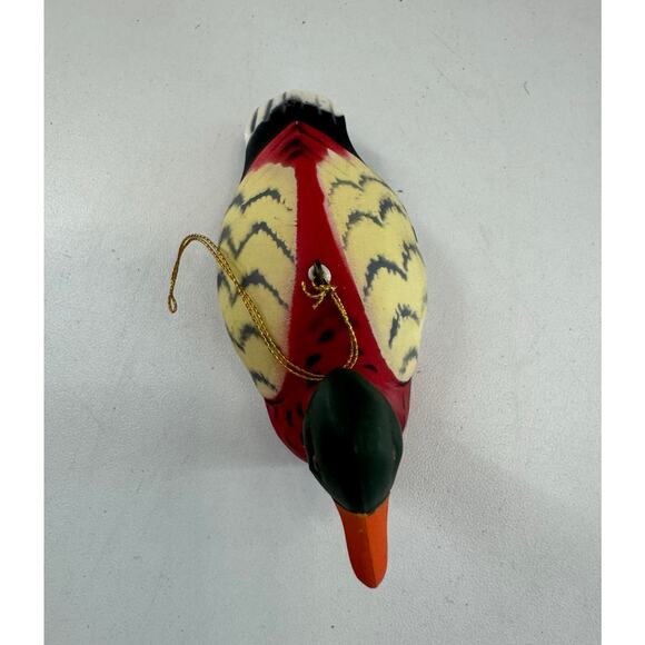 Vintage Mallard Duck Christmas Tree Ornament Holiday - Picture 2 of 4